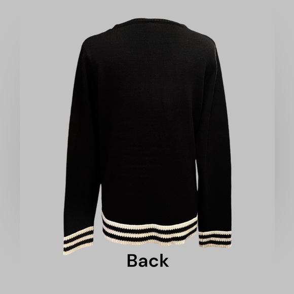 Holiday Time, Women’s Large, Christmas Pullover Sweater, Colorful Xmas Tree - Picture 4 of 12